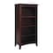 Alaterre Furniture Shaker Cottage 3-Shelf 48" Bookcase, Espresso ASCA08P0 - alternate 1
